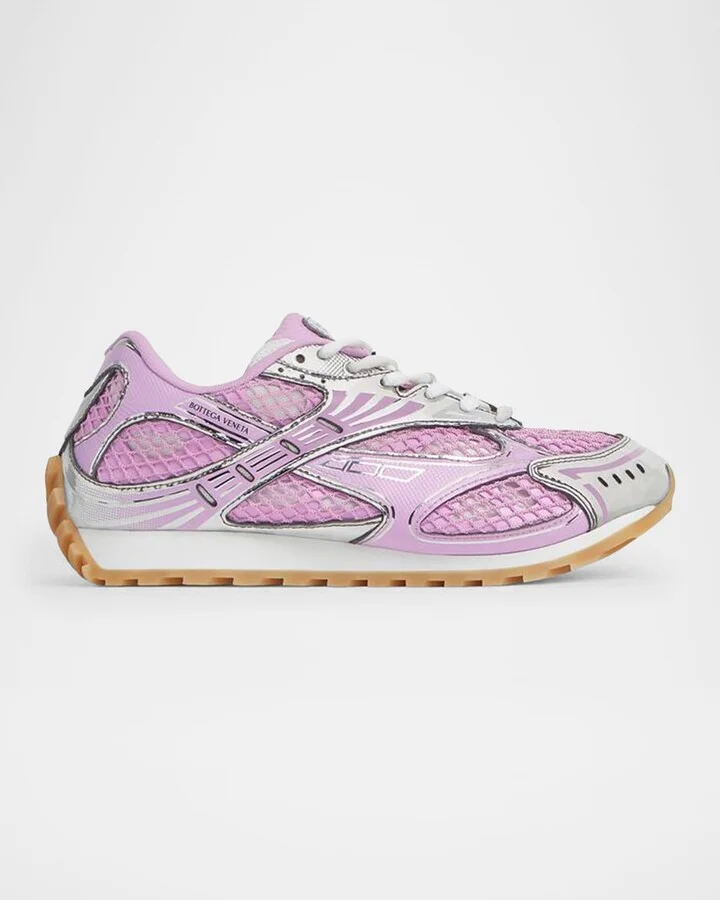 Orbit Metallic Net Runner Sneakers