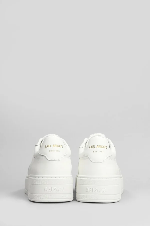 Orbit Neo Sneakers In White Leather - Image 4