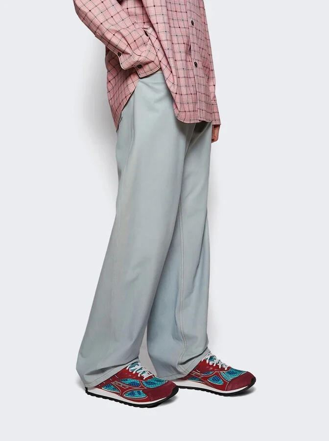 Orbit Sneaker Turquoise And Cherry