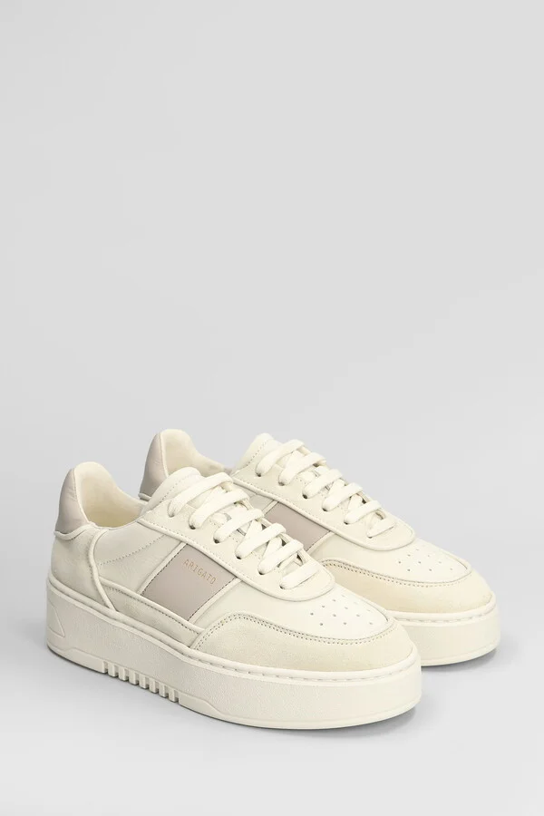 Orbit Sneakers In Beige Suede And Fabric - Image 2