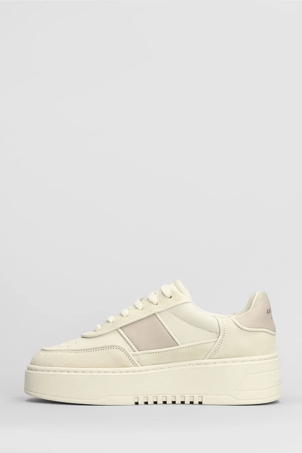 Orbit Sneakers In Beige Suede And Fabric - Image 3