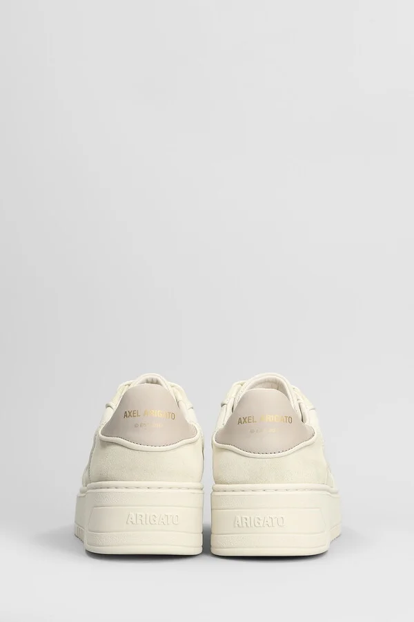 Orbit Sneakers In Beige Suede And Fabric - Image 4