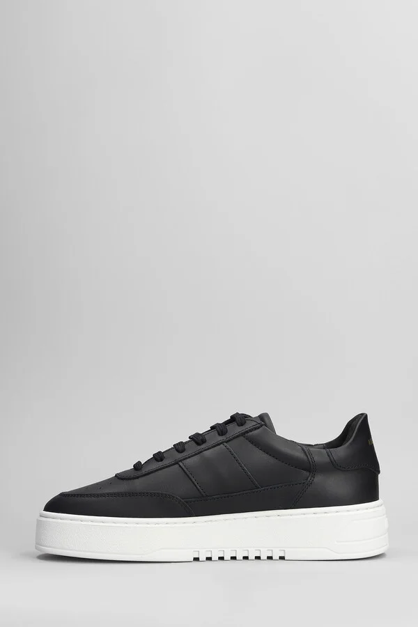 Orbit Sneakers In Black Leather - Image 3
