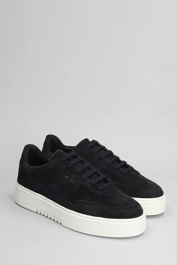 Orbit Sneakers In Black Suede - Image 2