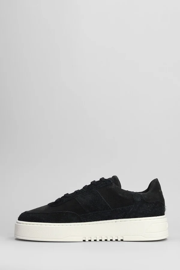 Orbit Sneakers In Black Suede - Image 3