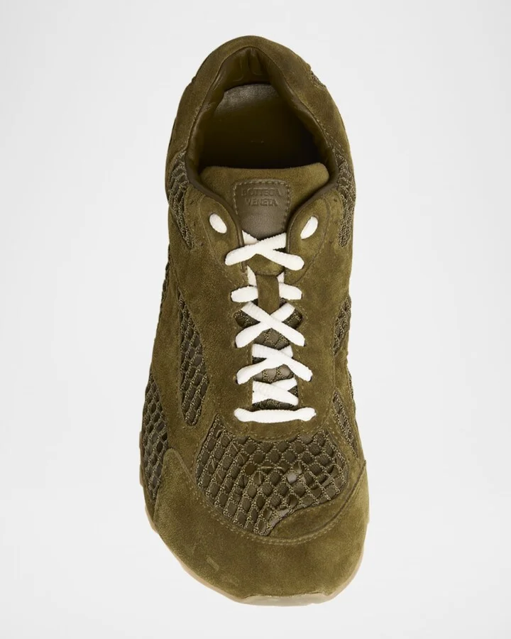 Orbit Suede Mesh Runner Sneakers - Image 7