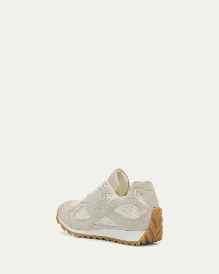 Orbit Suede Mesh Runner Sneakers - Image 2