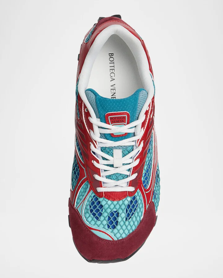 Orbit Technical Fishnet Low-Top Sneakers - Image 5