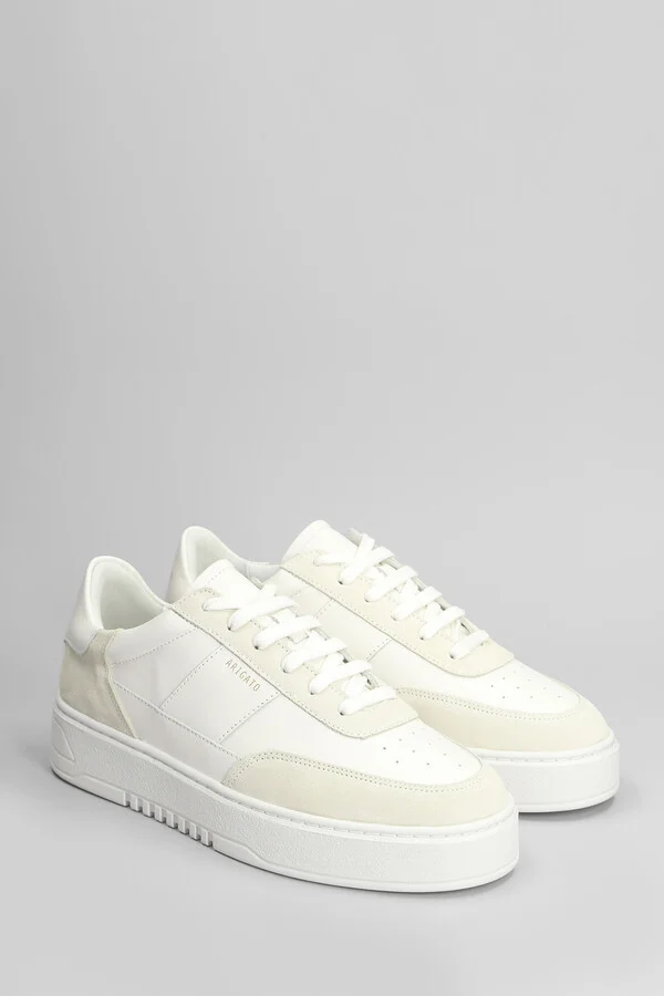 Orbit Vintage Sneakers In Beige Suede And Leather - Image 2