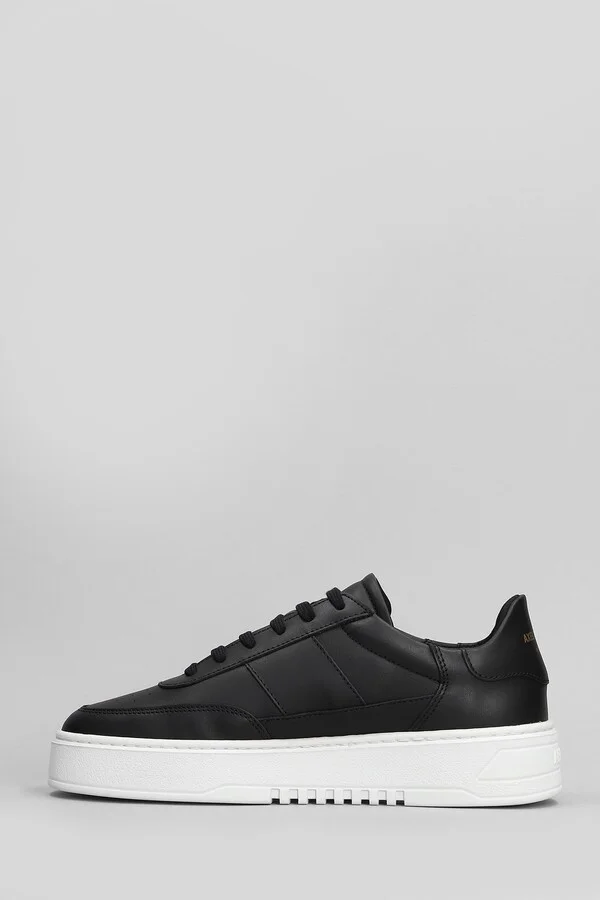 Orbit Vintage Sneakers In Black Leather - Image 3