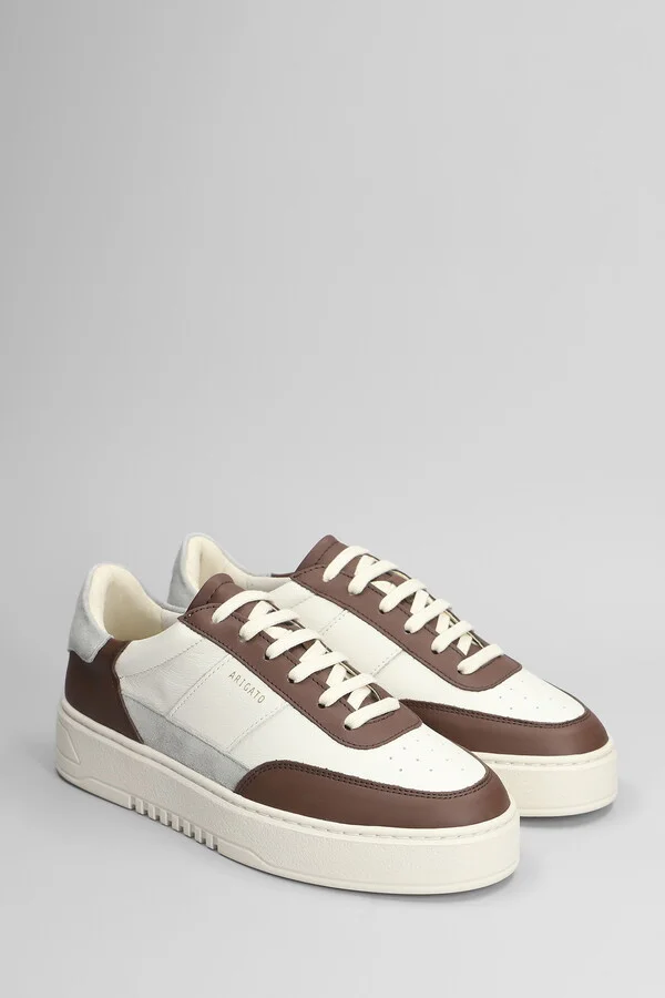 Orbit Vintage Sneakers In Grey Leather - Image 2