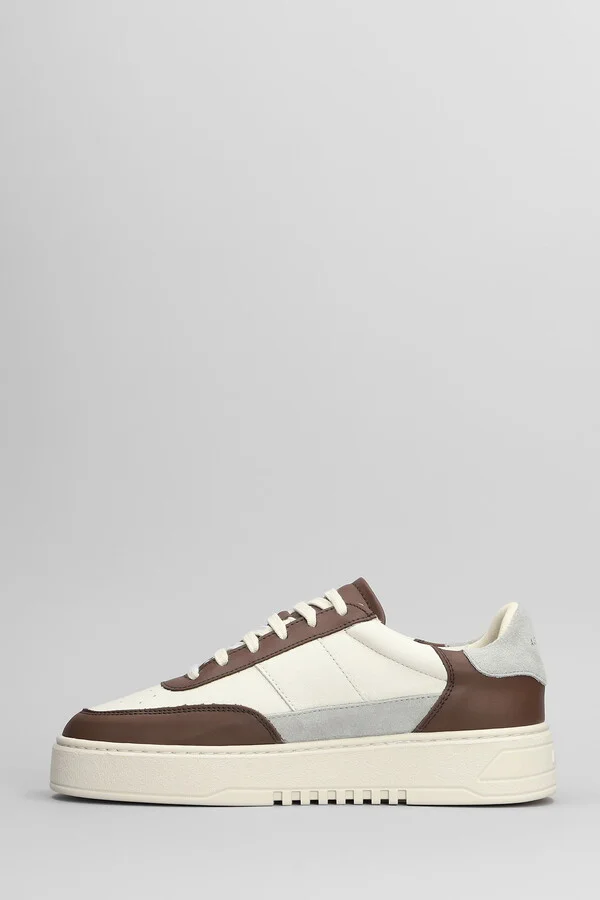 Orbit Vintage Sneakers In Grey Leather - Image 3