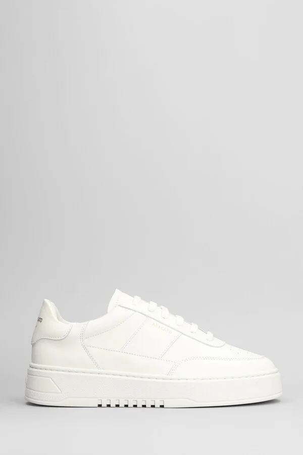Orbit Vintage Sneakers In White Leather
