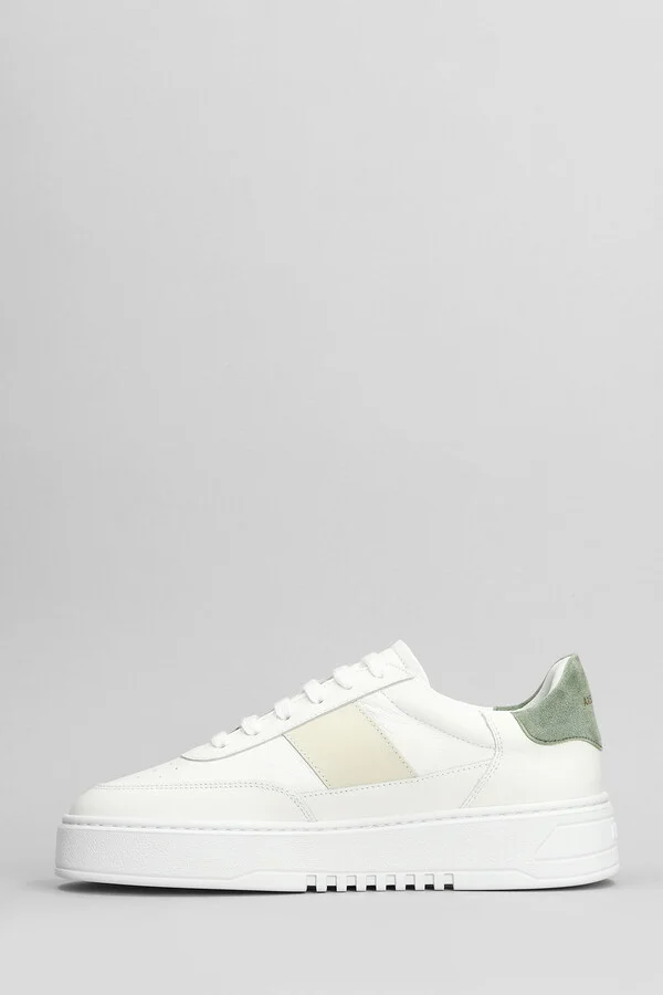 Orbit Vintage Sneakers In White Suede And Fabric - Image 3