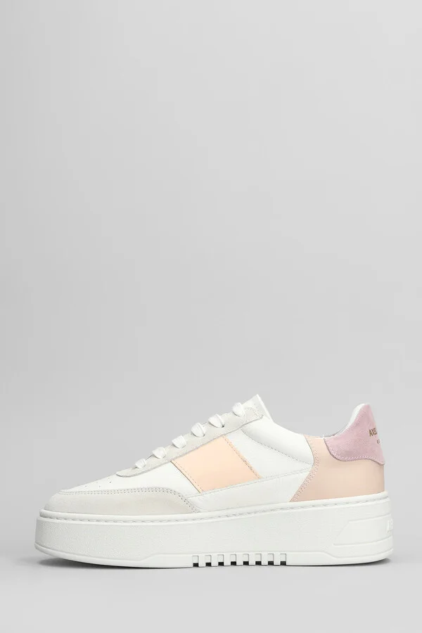 Orbit Vintage Sneakers In White Suede And Leather - Image 3