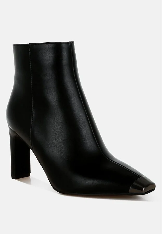 Orca Metallic Cap Toe Faux Leather Boots - Image 2