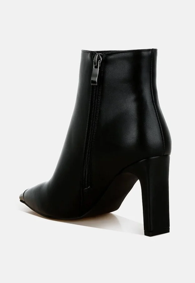Orca Metallic Cap Toe Faux Leather Boots - Image 3