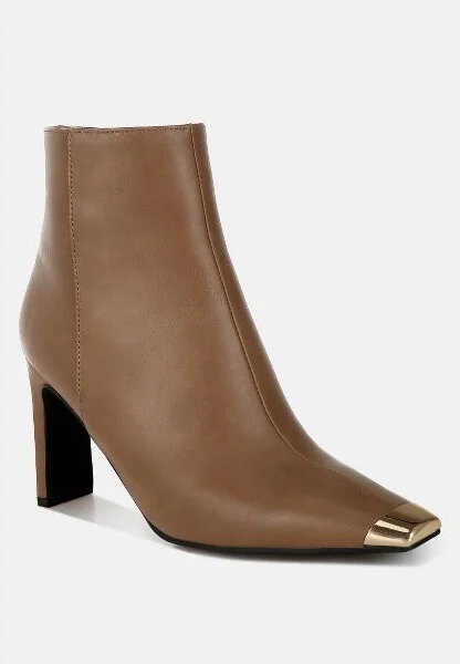 Orca Metallic Cap Toe Faux Leather Boots Women - Image 2