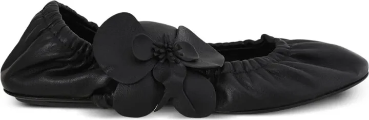 Orchid ballet flats
