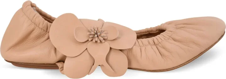 Orchid ballet flats