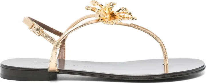 Orchid flat sandals