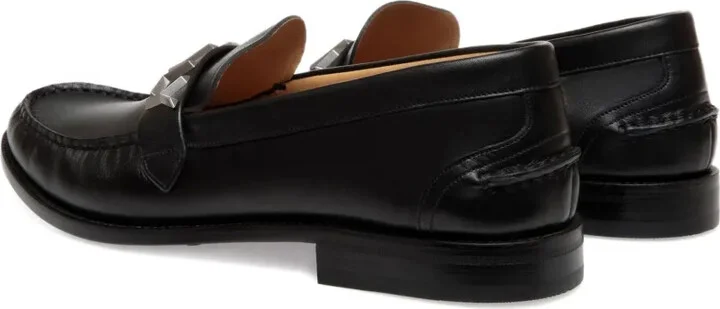 Oregon Bally-logo leather loafers - Image 4