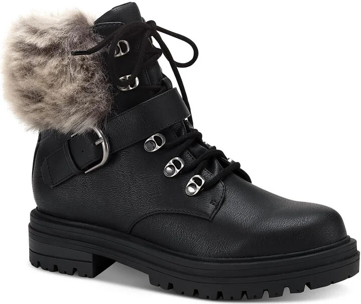 orenlap Womens lace-up short Ankle Boots