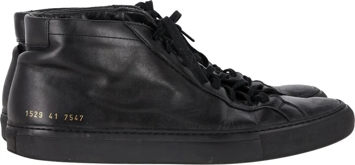 Original Achilles High Sneakers in Black Leather