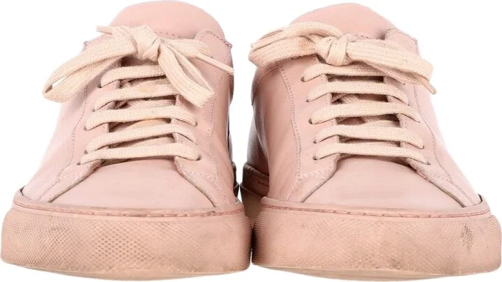 Original Achilles Low Sneakers in Pink Leather