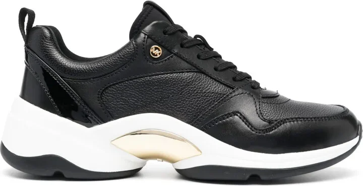 Orion chunky-sole leather sneakers