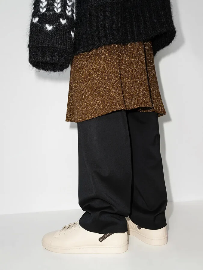 Orion faux-leather low-top sneakers - Image 3