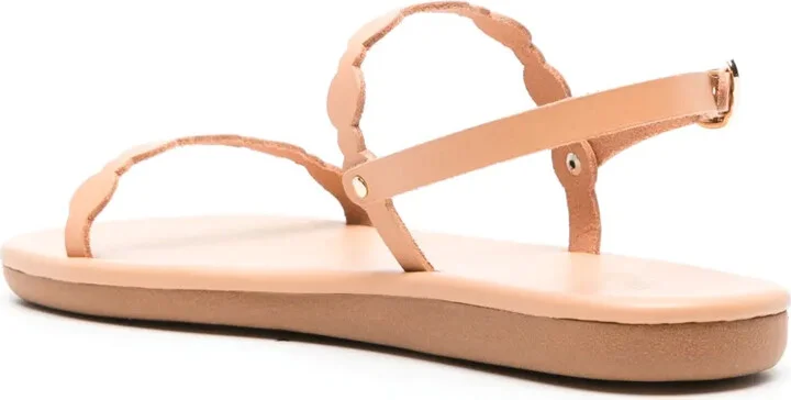 Orion flat leather sandals - Image 3