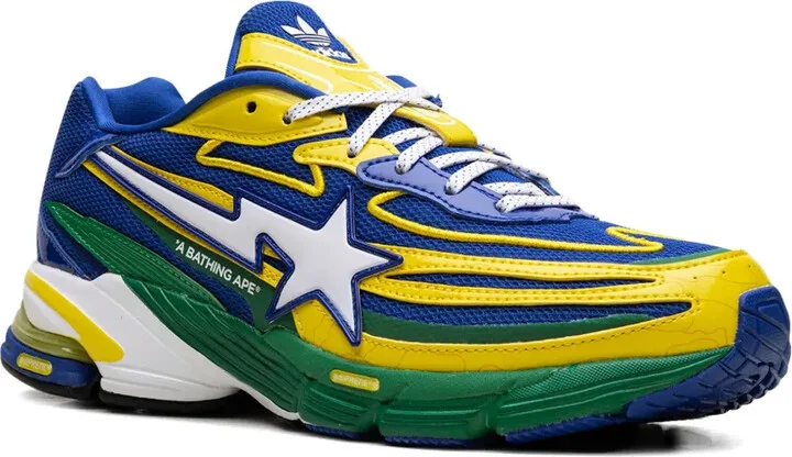 Orketro "Bape Yellow Blue Green" sneakers - Image 2