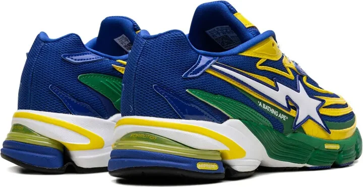 Orketro "Bape Yellow Blue Green" sneakers - Image 3