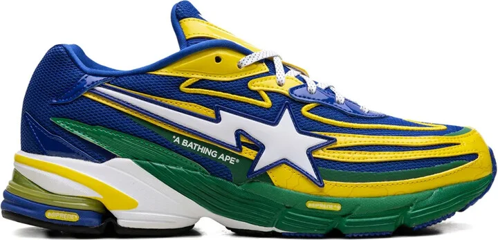 Orketro "Bape Yellow Blue Green" sneakers