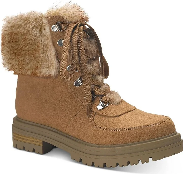 Orlaa Womens Ankle Round Toe Winter & Snow Boots