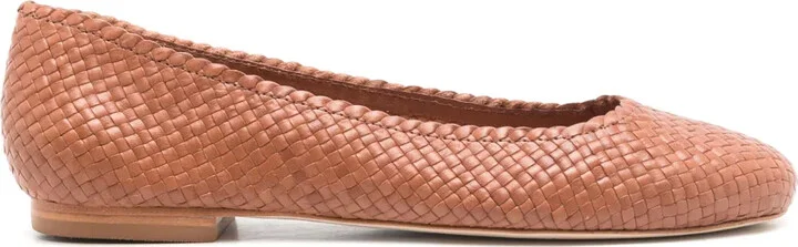 Orly woven ballerina shoes