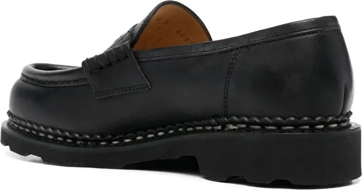 Orsay leather moccassin loafers - Image 3
