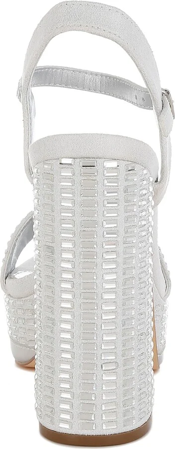 Ortage Rhinestone Platform Sandal - Image 4