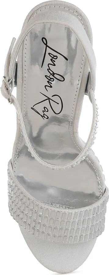 Ortage Rhinestone Platform Sandal - Image 6