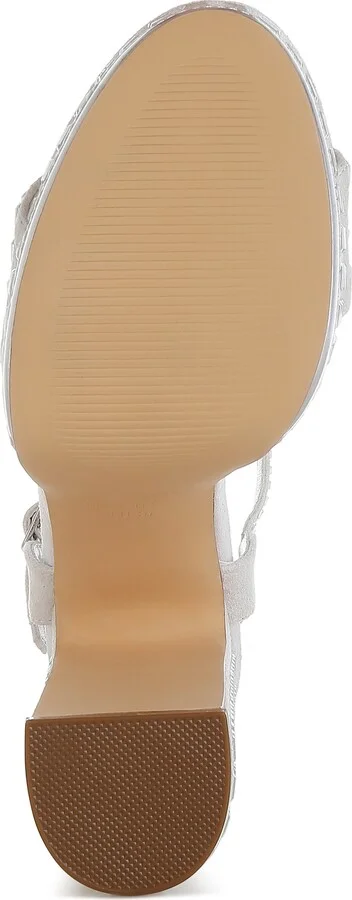 Ortage Rhinestone Platform Sandal - Image 7