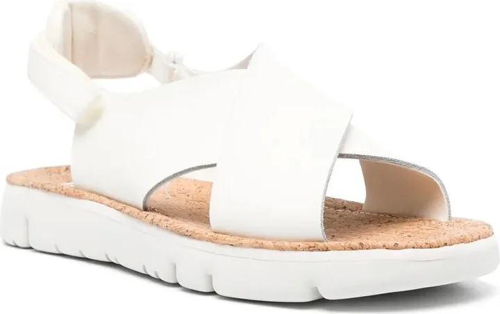 Oruga crossover-strap leather sandals - Image 2