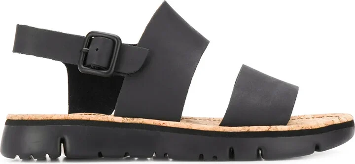 Oruga slingback leather sandals