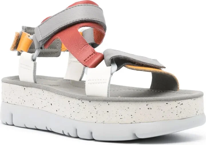 Oruga Up 42mm touch-strap flatform sandals - Image 2