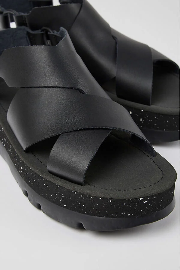 Oruga Up Leather Sandals - Image 2