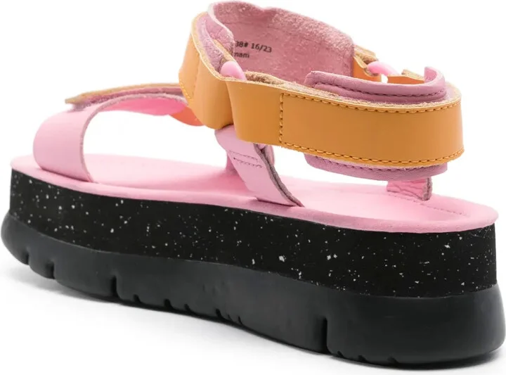 Oruga Up platform leather sandals - Image 3