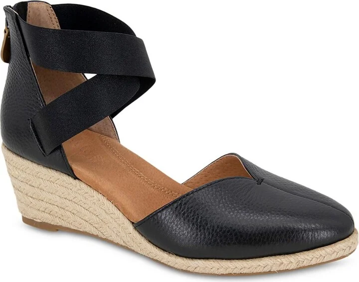 Orya Womens Zipper Espadrille Heels