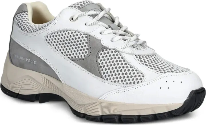 Oryon mesh-panel leather sneakers - Image 2