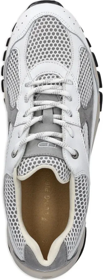 Oryon mesh-panel leather sneakers - Image 3