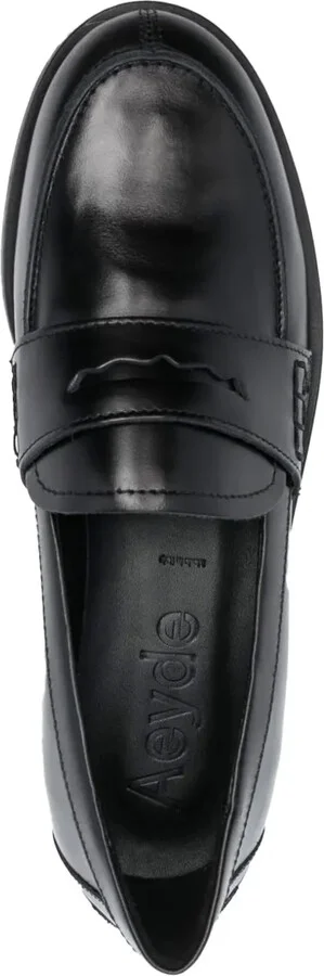 Oscar penny-slot leather loafers - Image 4